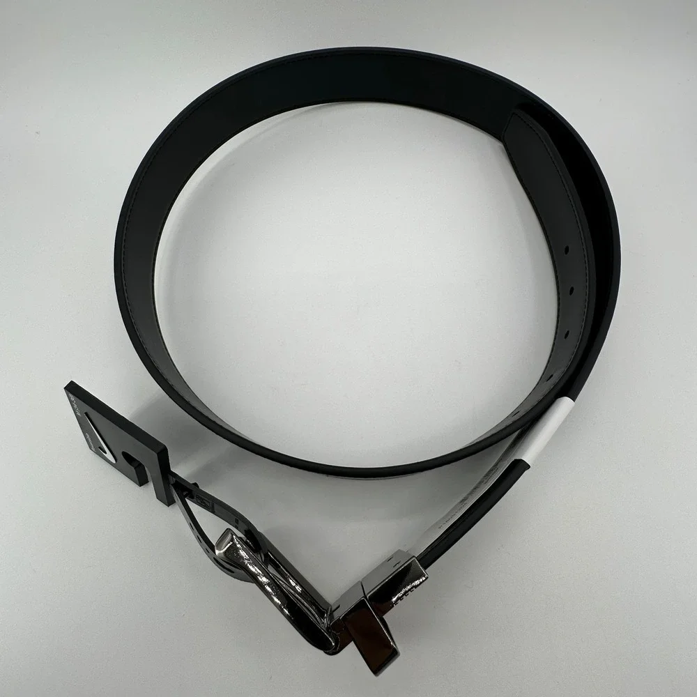Nike Reversible Belt Black Brown Men Size Medium (34-36) Classic Logo Buckle NEW